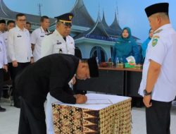 Dalam Rangka Sertijab Camat Padang Gelugur; Bupati Welly Suhery Ingatkan Untuk Jadi Pemimpin Yang Responsif