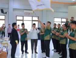 Bupati Pasaman Hadiri Pelantikan Pengurus KONI Kabupaten Pasaman Masa Bakti 2025–2029