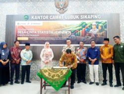 Wabup Parulian Canangkan Penguatan Data Statistik Secara Resmi Desa/Nagari