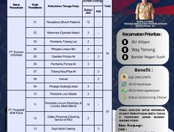 Lowongan Kerja Proyek Panas Bumi Suoh Sekincau, 85 Formasi Disediakan untuk Putra-Putri Daerah Lampung Barat