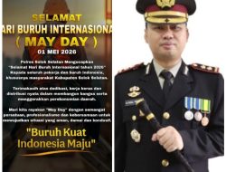 Di Bawah Komando AKBP M. Faisal Perdana, Polres Solok Selatan Serukan Persatuan Buruh di Hari Buruh Internasional