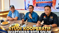 Drs. Roni Natase Pimpin Studi Kooperatif Wartawan Kota Solok ke PWI Provinsi Riau, Disambut Ketua PWI Raja Isyam Azwar di Pekanbaru