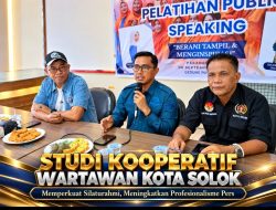 Drs. Roni Natase Pimpin Studi Kooperatif Wartawan Kota Solok ke PWI Provinsi Riau, Disambut Ketua PWI Raja Isyam Azwar di Pekanbaru