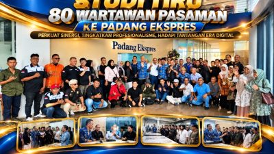 80 Wartawan Pasaman Studi Tiru ke Padang Ekspres, Perkuat Sinergi Pemkab dan Pers Hadapi Tantangan Era Digital